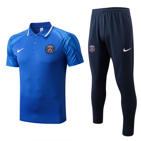 Polo PSG Conjunto Completo 2022 2023 Azul